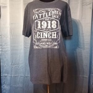 Cinch Charcoal Graphic Tee